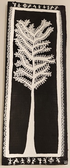 Handmade Warli Tree Painting