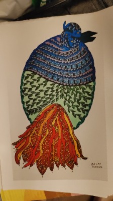 Sad Bird Blue